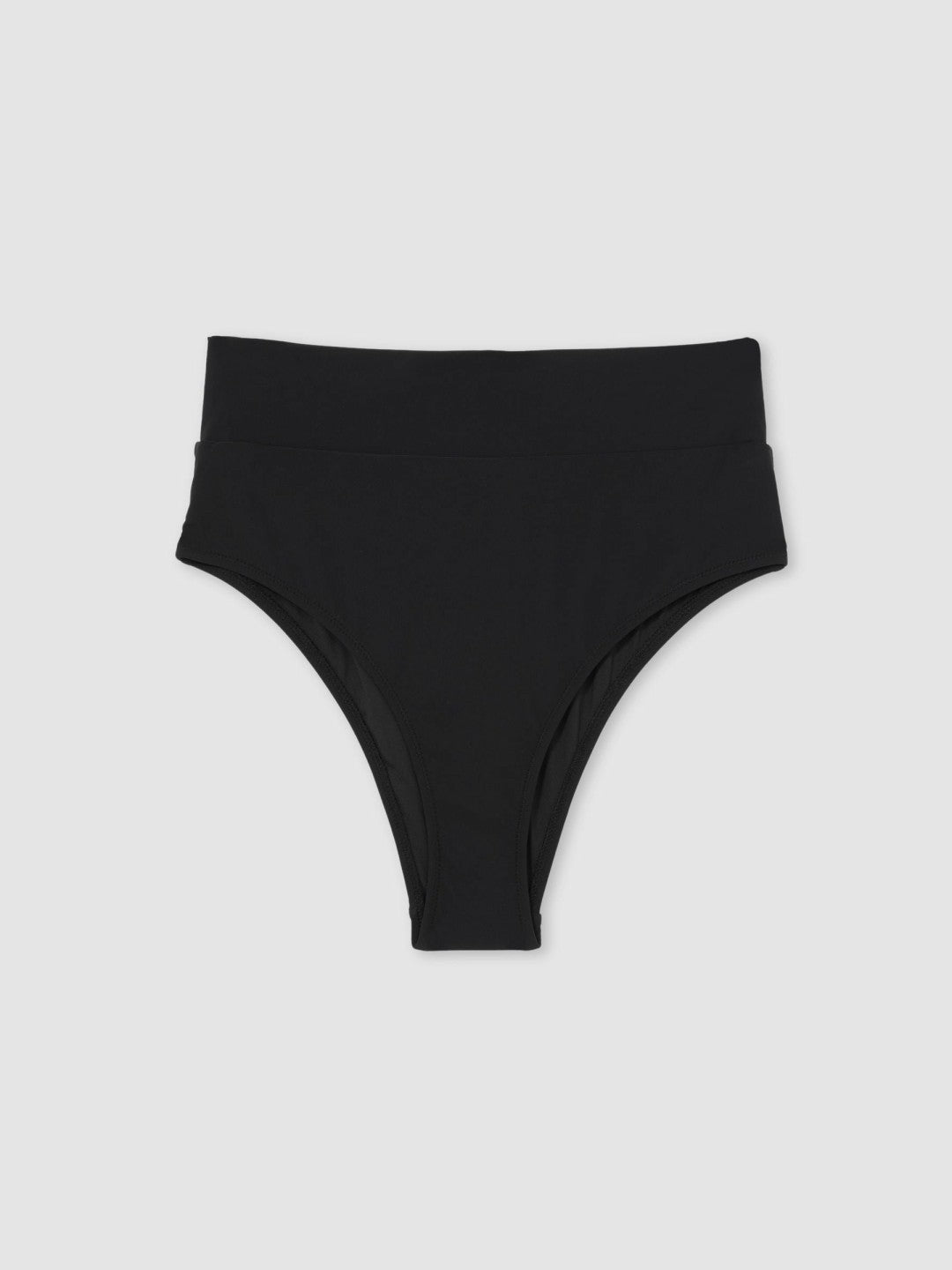 Reiss High Waisted Bikini Bottoms in Black