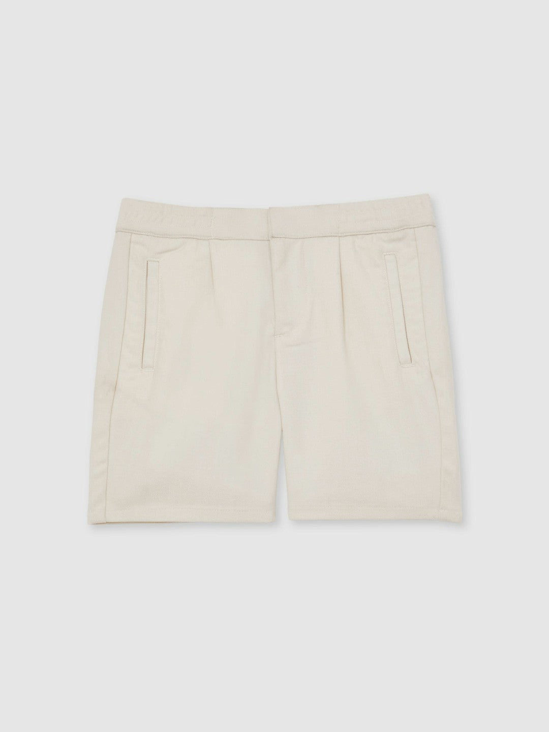 Reiss 13-14 yrs Relaxed Drawstring Shorts in Off White