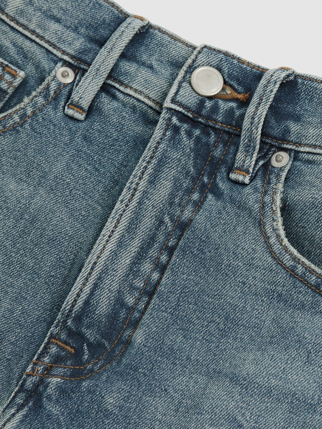 Reiss 90S Shorts in Indigo Blue