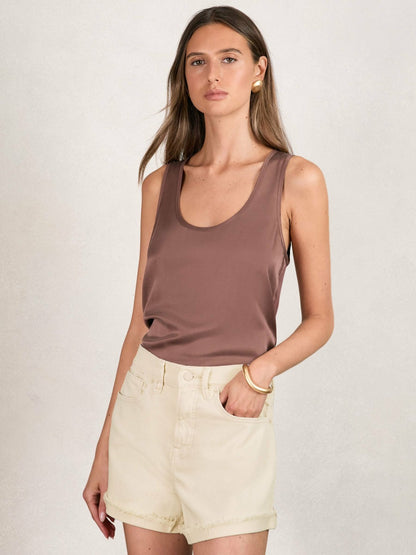 Reiss 90S Shorts in Ecru