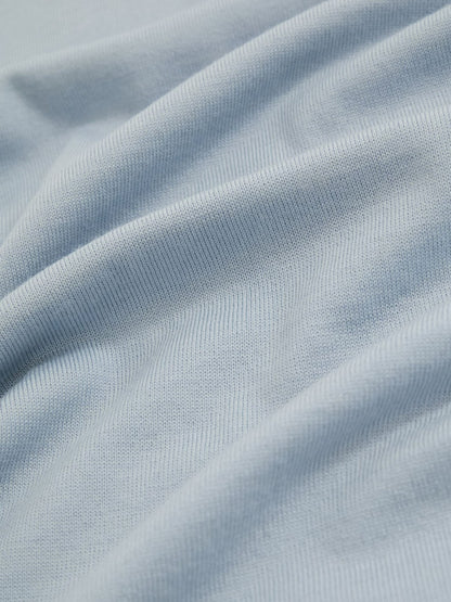 Reiss Merino Wool Crew Neck Jumper in Soft Blue