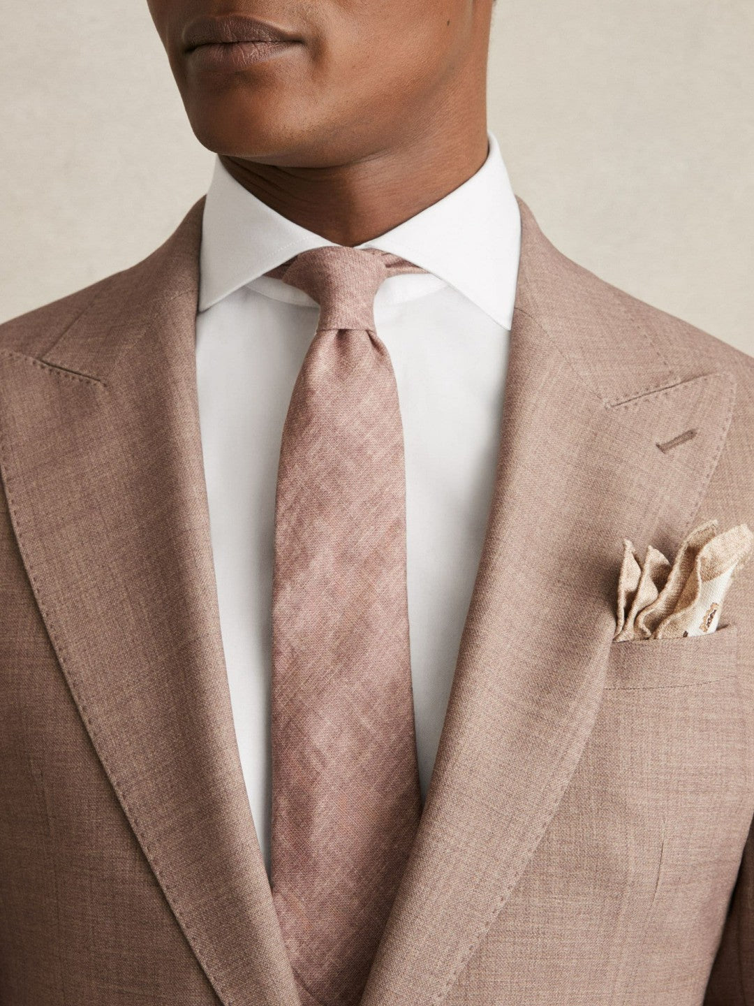 Reiss Double-Cuff Two-Fold Cotton Shirt in White