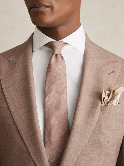 Reiss Double-Cuff Two-Fold Cotton Shirt in White