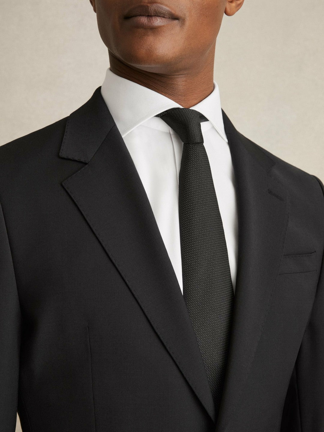Reiss Regular Fit Slim-Fit Cotton Double-Cuff Shirt in White