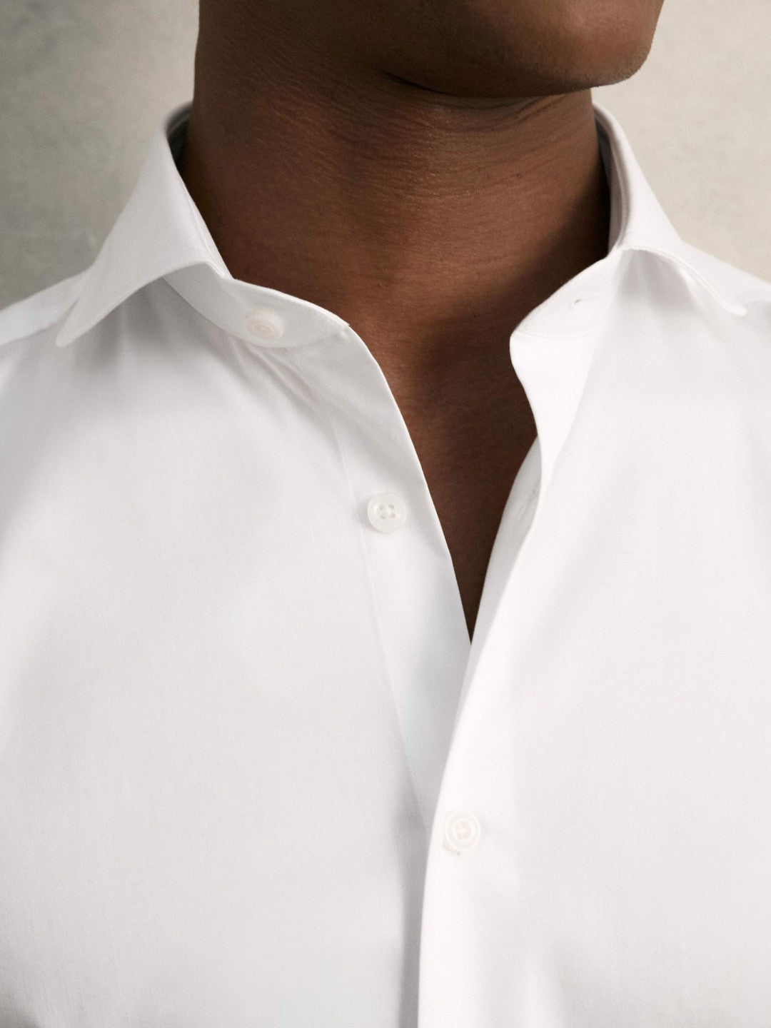 Reiss Slim Fit Slim-Fit Cotton Double-Cuff Shirt in White