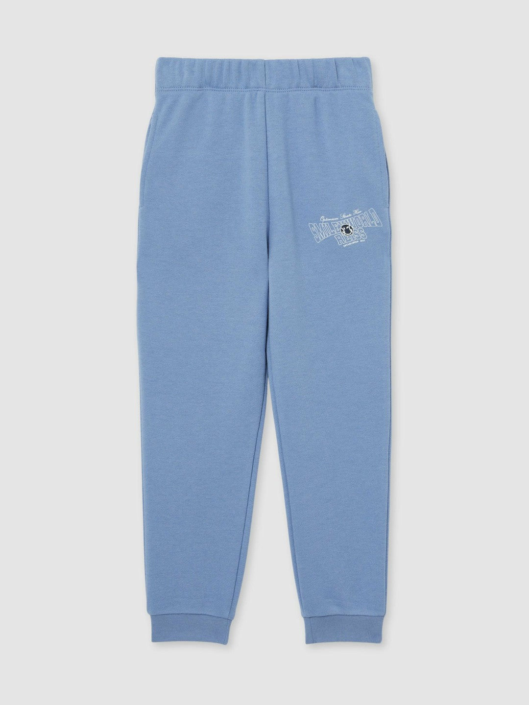 Reiss 9-13 yrs SmileyWorld Cuffed Joggers Unisex Fit in Blue