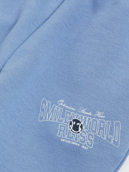 Reiss 9-13 yrs SmileyWorld Cuffed Joggers Unisex Fit in Blue