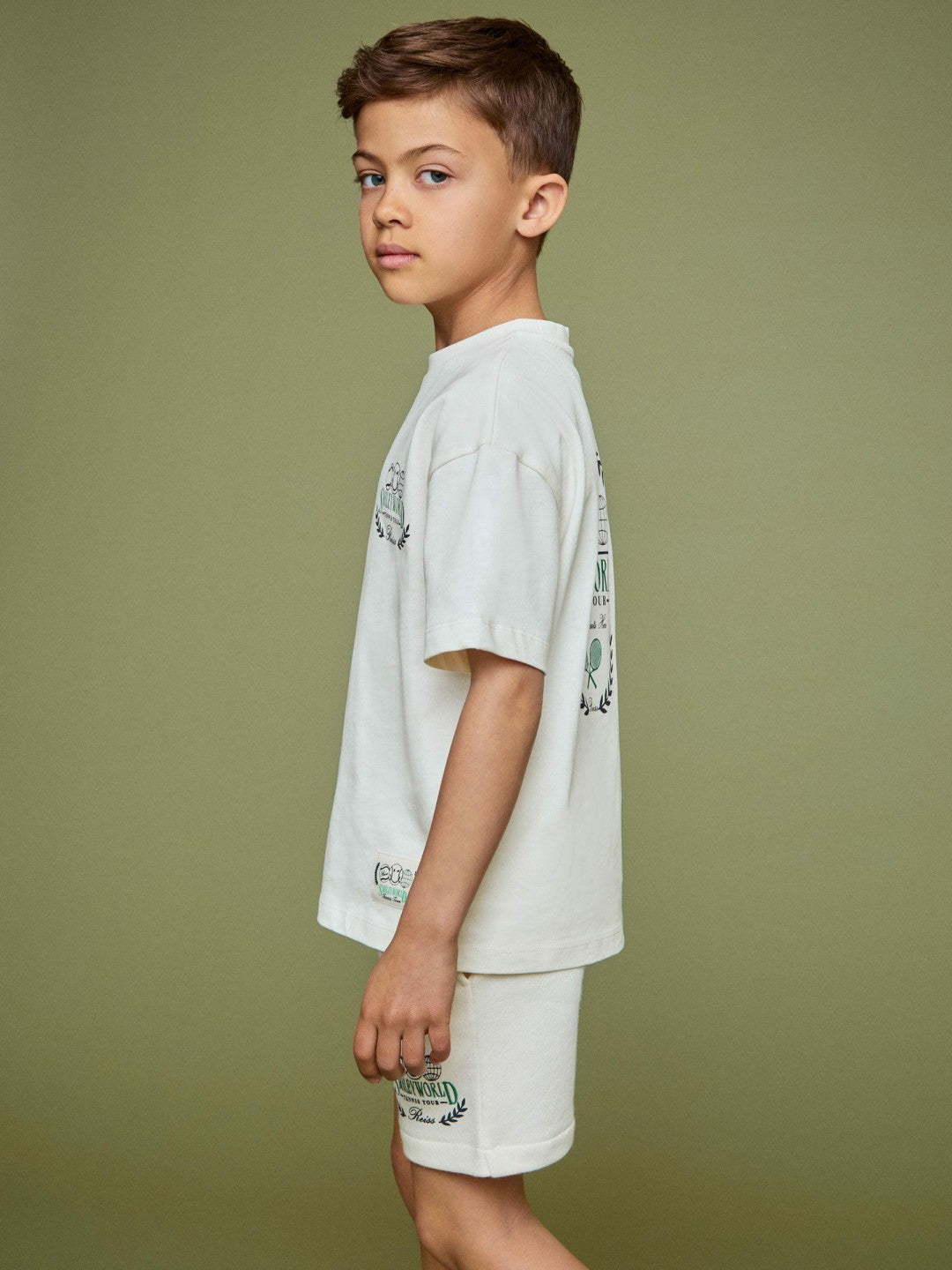 Reiss 3-9 yrs SmileyWorld Oversize T-Shirt in White