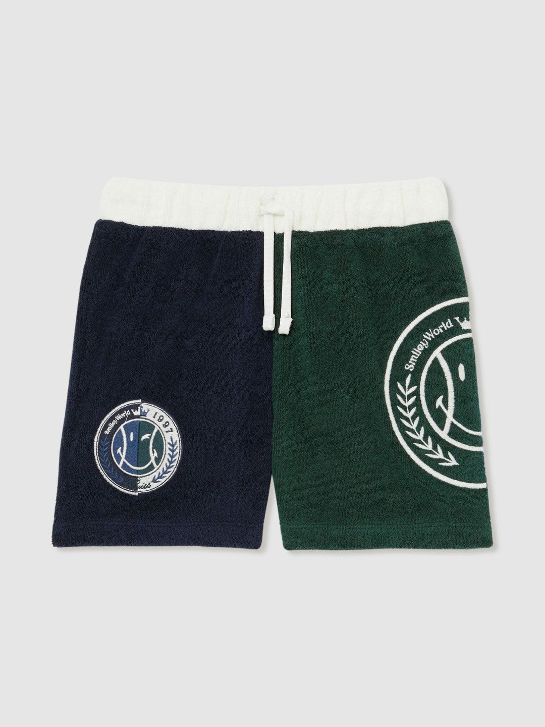 Reiss 13-14 yrs SmileyWorld Towelling Shorts in Blue