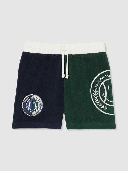 Reiss 13-14 yrs SmileyWorld Towelling Shorts in Blue