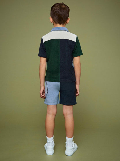 Reiss 13-14 yrs SmileyWorld Towelling Shorts in Blue