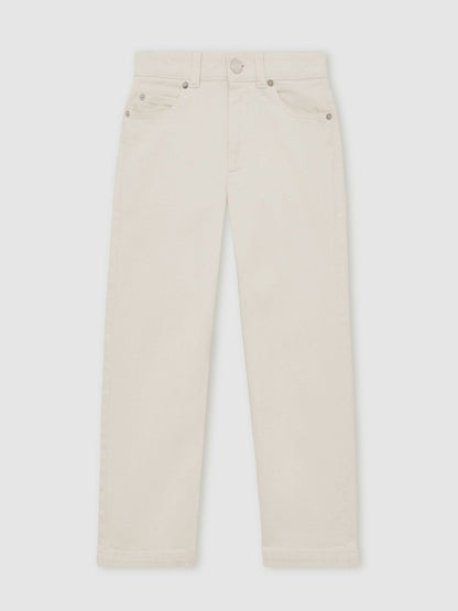 Reiss 9-13 yrs Relaxed-Fit Jeans in Off White