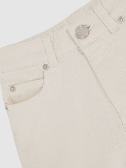 Reiss 9-13 yrs Relaxed-Fit Jeans in Off White