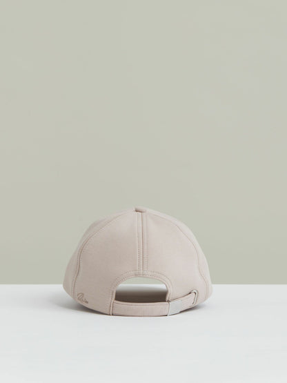 Reiss Jersey Logo-Embroidered Baseball Cap in Light Camel