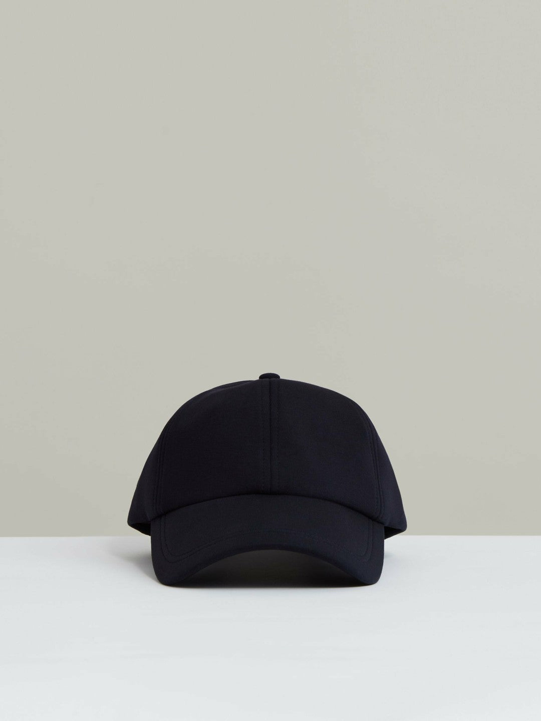 Reiss Jersey Logo-Embroidered Baseball Cap in Navy