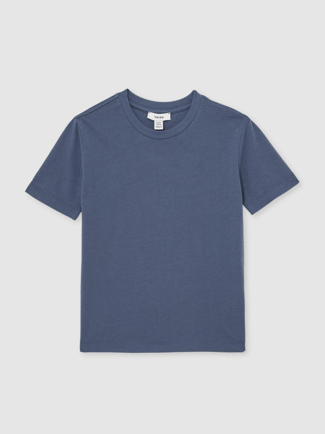 Reiss 3-9 yrs Crew Neck T-Shirt in Ocean Blue