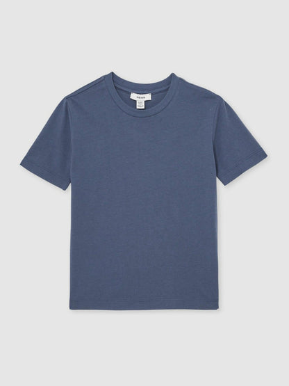 Reiss 9-13 yrs Crew Neck T-Shirt in Ocean Blue