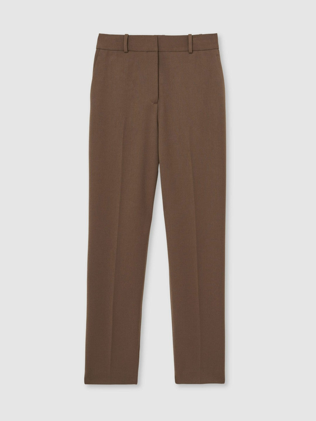 Reiss Petite Slim Fit Suit Trousers in Mink Neutral
