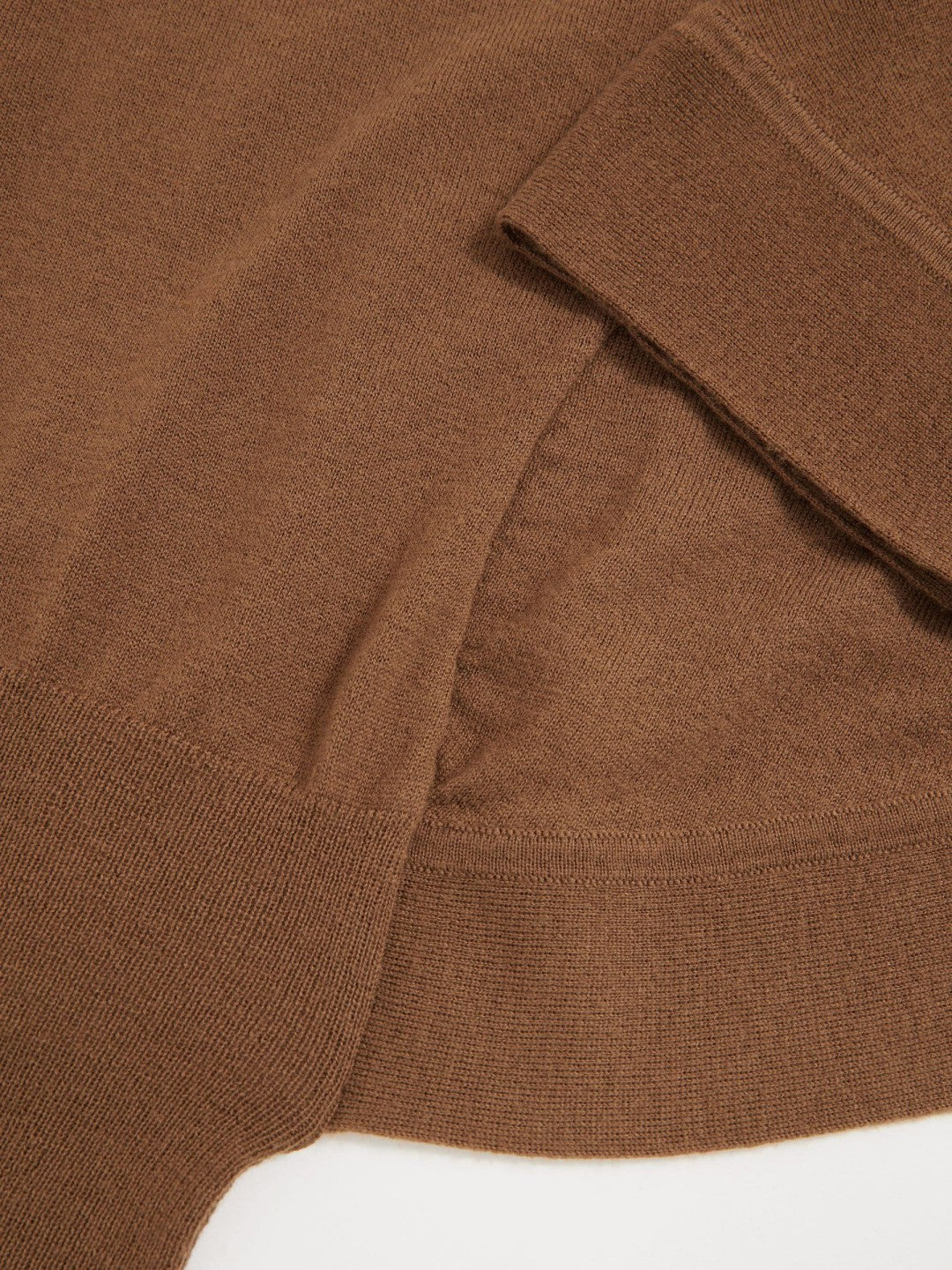 Reiss Merino Wool Batwing Roll-Neck Jumper in Tan
