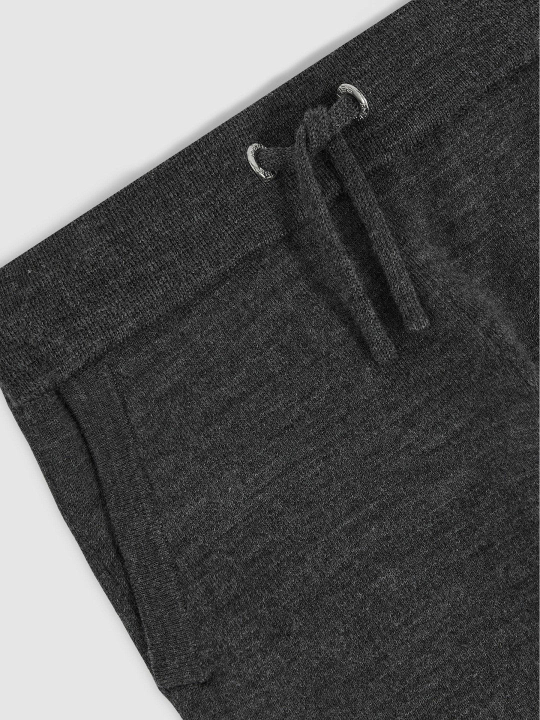 Reiss 9-13 yrs Merino Wool Cuffed Joggers in Derby Grey Melange