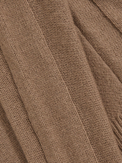 Reiss 9-13 yrs Wool-Cashmere Reverse-Seam Jumper in Camel