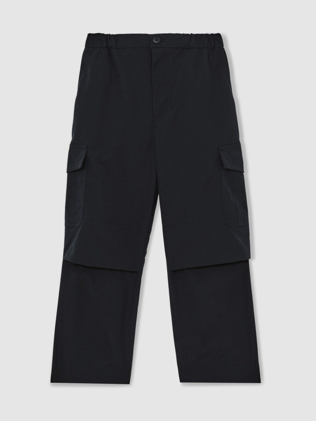 Reiss 9-13 yrs Technical Straight Leg Cargo Trousers in Navy