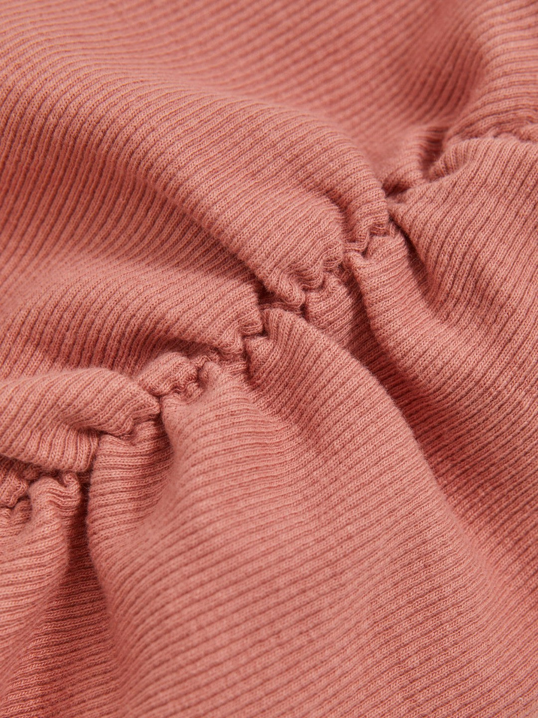 Reiss 4-9 yrs Cotton Ruched Long-Sleeve T-Shirt with Stretch in Rose