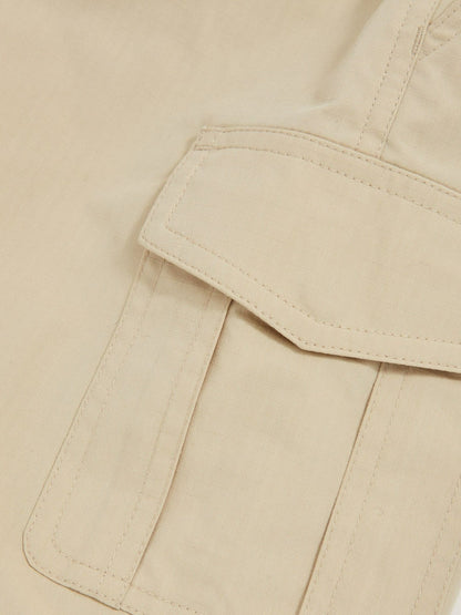 Reiss 13-14 yrs Ripstop Cargo Shorts in Light Stone