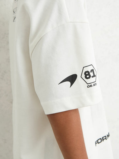 Reiss 9-13 yrs McLaren F1 Team British GP T-Shirt Unisex Fit in White