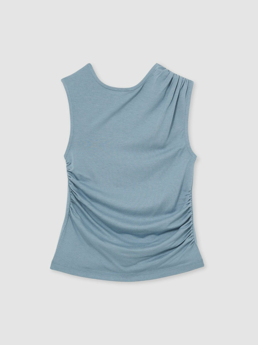 Reiss 3-9 yrs Ruched Jersey Vest in Blue