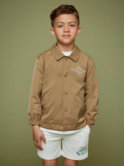 Reiss 9-13 yrs SmileyWorld Harrington Jacket in Stone