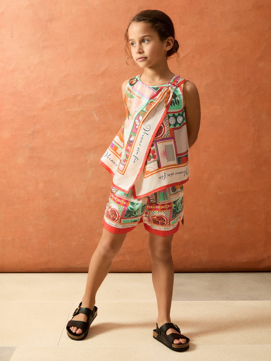 Reiss 4-9 yrs SmileyWorld Motif Print Top in Multi