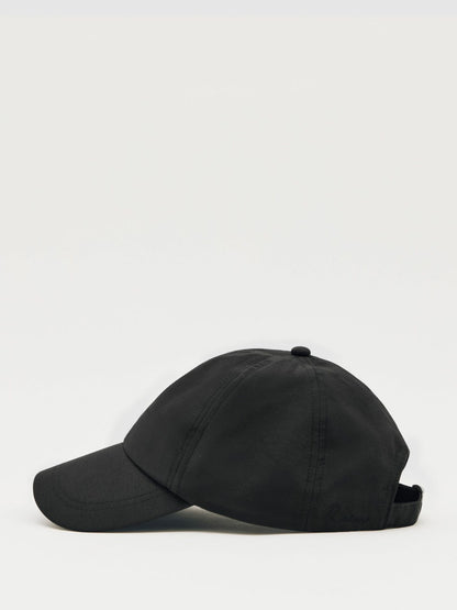 Reiss Embroidered-Logo Tech Baseball Cap in Black
