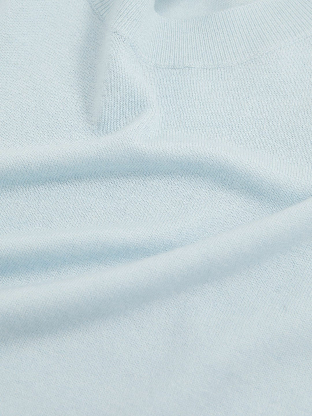 Reiss Merino Wool Crew-Neck Jumper in Blue