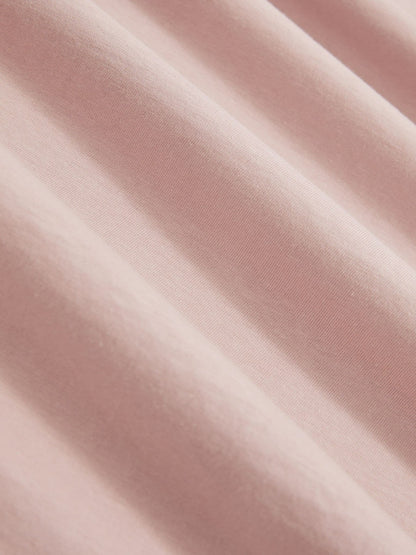 Reiss Cotton Crew Neck T-Shirt in Soft Pink