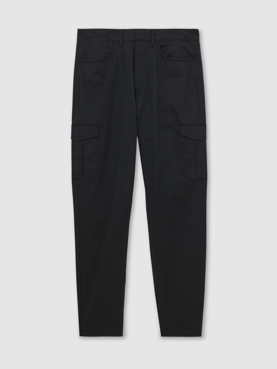 Reiss Cotton-Lyocell Cargo Trousers in Navy