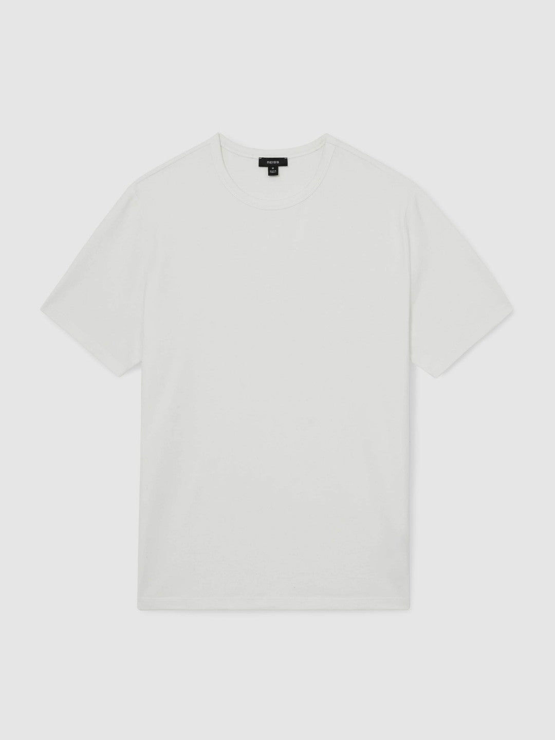 Reiss Stretch-Cotton Crew-Neck T-Shirt in White