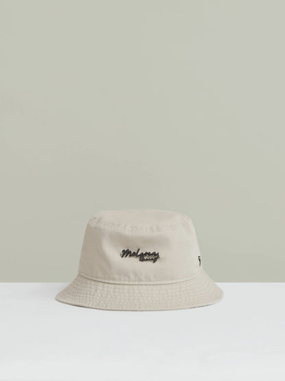 Reiss Unisex Fit McLaren Racing Cotton Bucket Hat in Stone