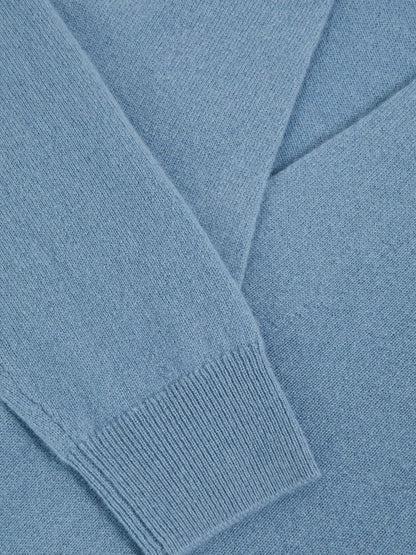 Reiss Cashmere V-Neck Jumper in Blue