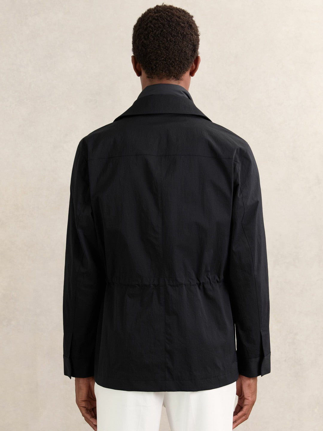 Reiss Removable-Gilet Safari Jacket in Navy