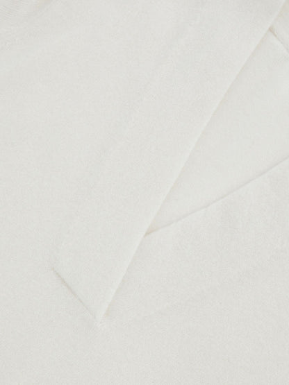 Reiss Cashmere V-Neck Jumper in Cream
