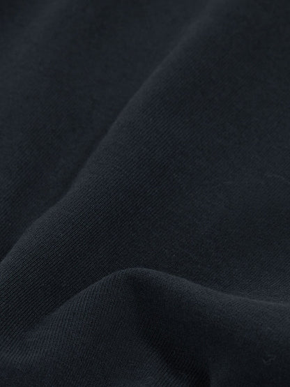 Reiss Stretch Cotton V-Neck T-Shirt in Navy