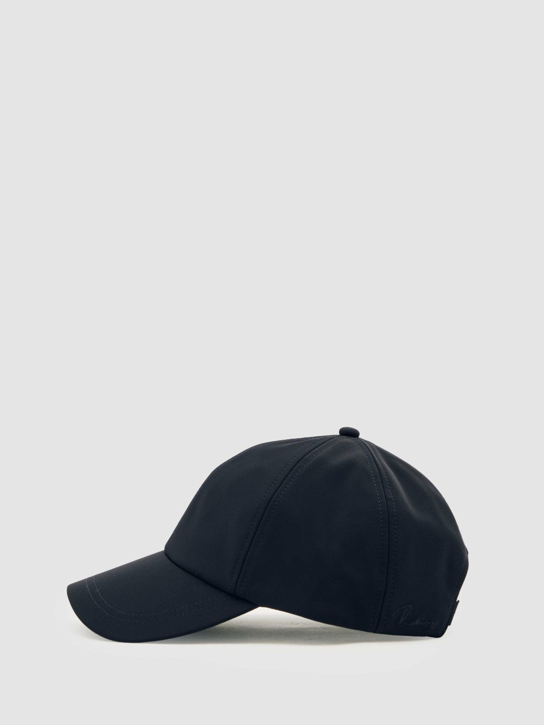 Reiss Embroidered Logo Tech Baseball Cap in Navy