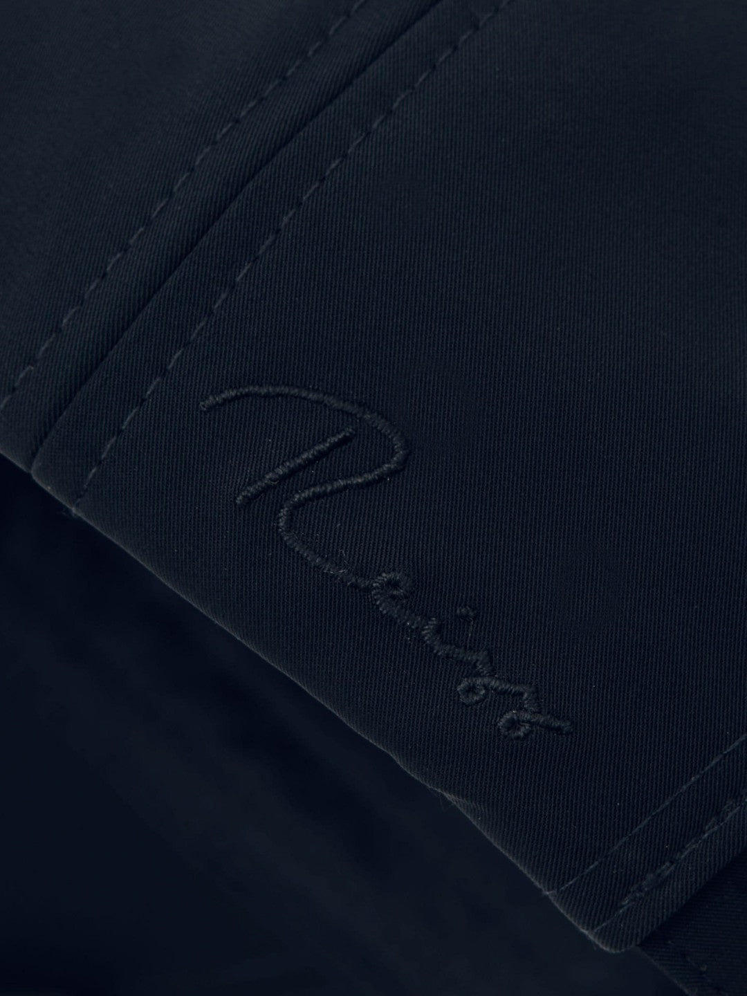 Reiss Embroidered Logo Tech Baseball Cap in Navy