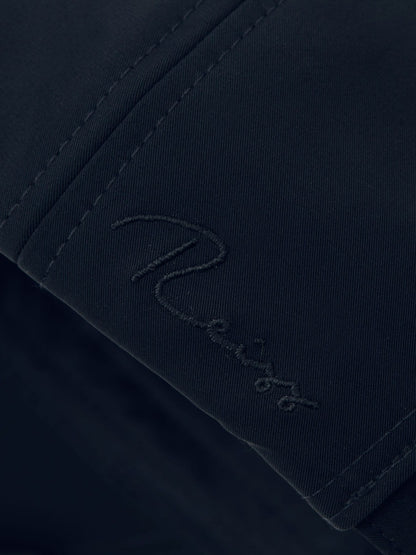 Reiss Embroidered Logo Tech Baseball Cap in Navy