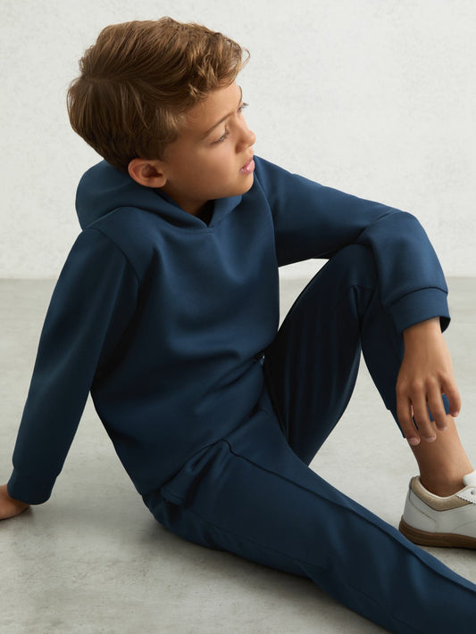 Reiss 9-13 yrs Interlock Drawstring Joggers in Ocean Blue