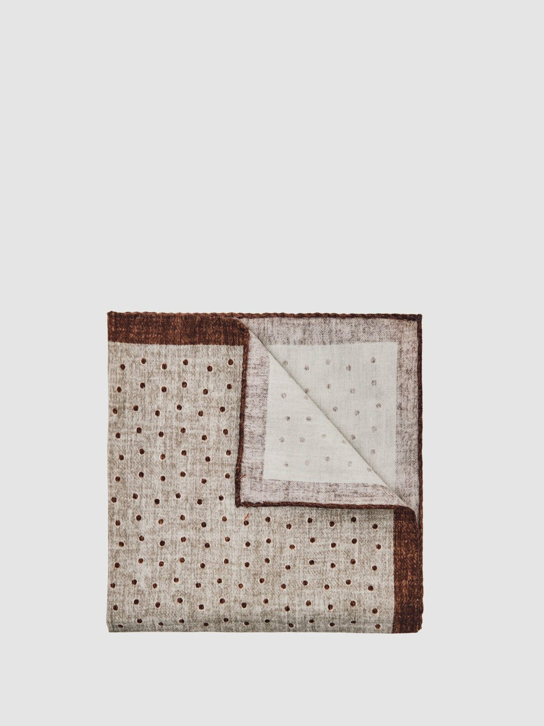 Reiss Pocket Squares in Grey Melange