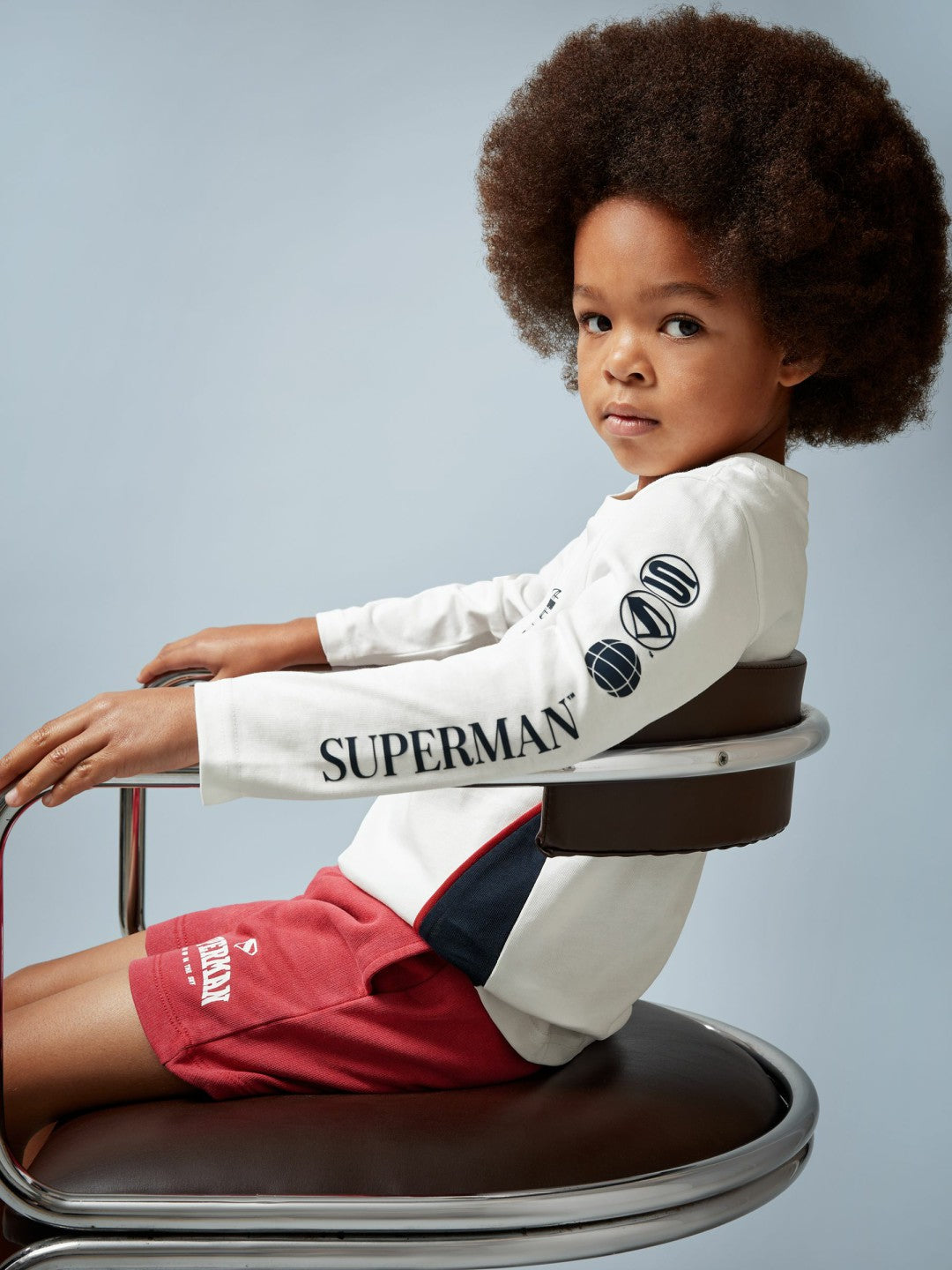 Reiss 3-9 yrs Superman Cotton Logo T-Shirt in White