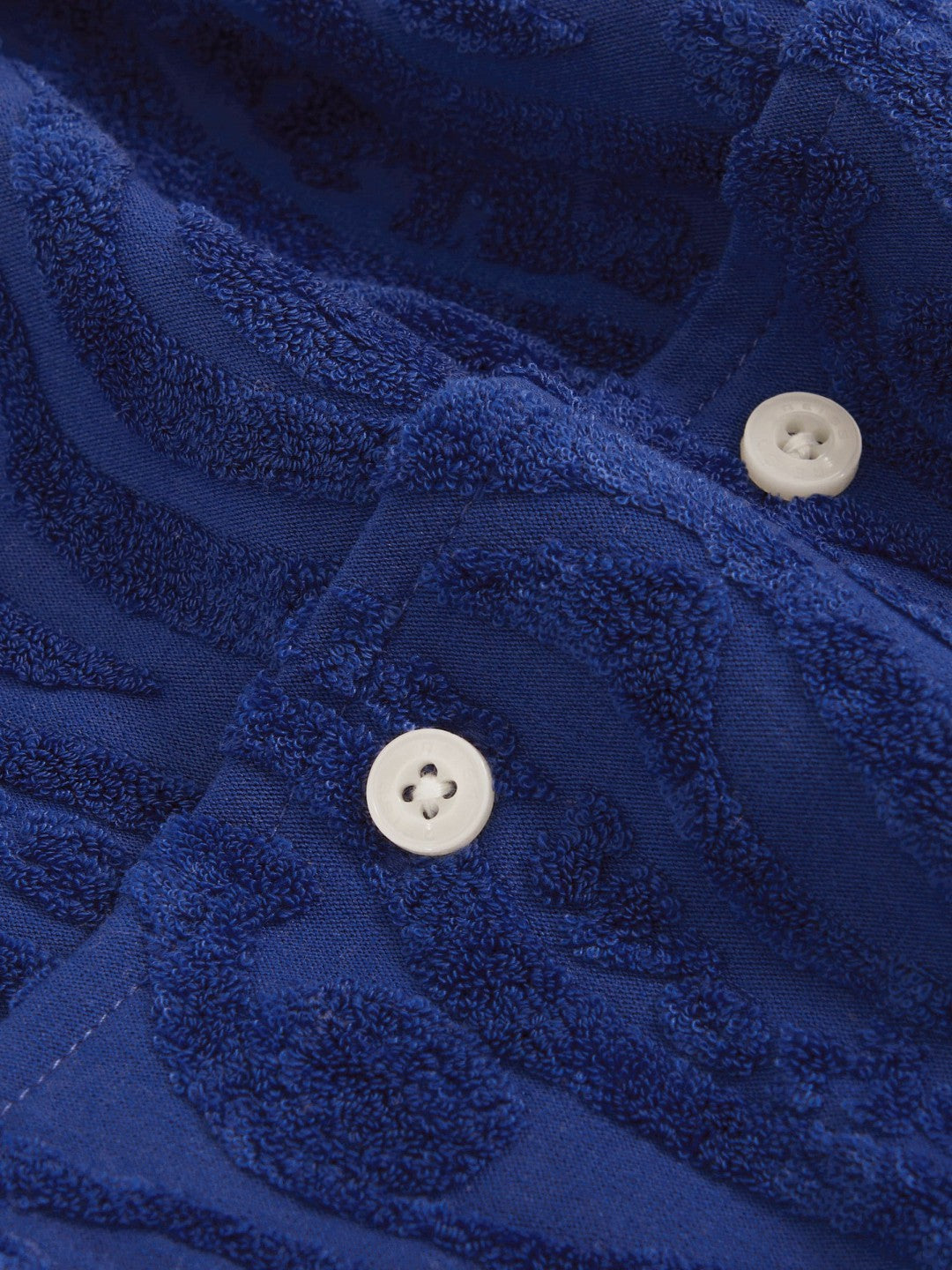 Reiss 13-14 yrs SmileyWorld Wave Texture Shirt in Bright Blue