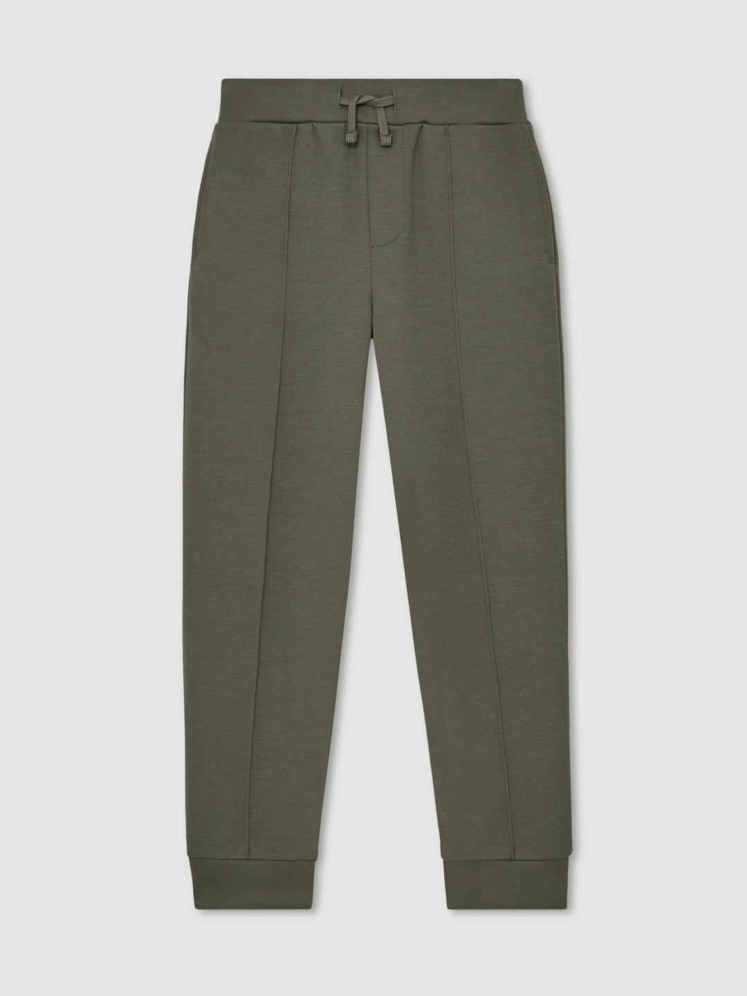 Reiss 13-14 yrs Interlock Drawstring Joggers in Dark Sage